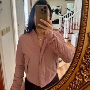 Reversible Lululemon Mauve Bomber Jacket